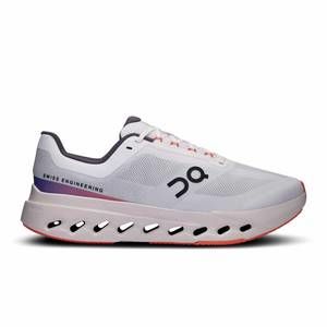 NEW ON RUNNING men's cloudsurfer next shoes in white/flame